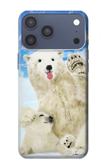 S3794 Arctic Polar Bear and Seal Paint Case For iPhone 17 Pro Max