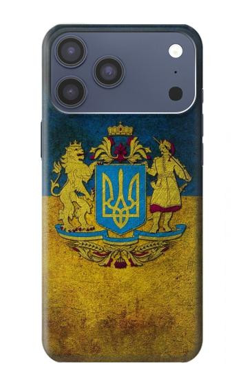 S3858 Ukraine Vintage Flag Case For iPhone 17 Pro Max, 18 Pro Max