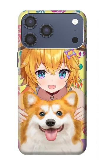 S3918 Baby Corgi Dog Corgi Girl Candy Case For iPhone 17 Pro Max, 18 Pro Max