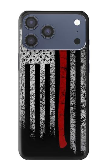 S3958 Firefighter Axe Flag Case For iPhone 17 Pro Max