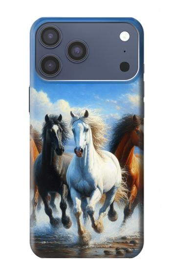 S3996 Horse Running Case For iPhone 17 Pro Max, 18 Pro Max