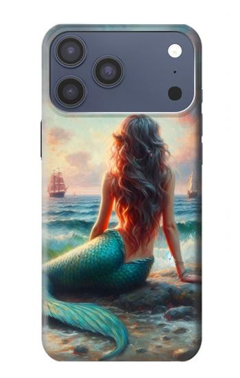 S4006 Oil Painting Mermaid Case For iPhone 17 Pro Max, 18 Pro Max