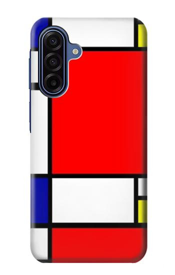 S0157 Composition Red Blue Yellow Case For Samsung Galaxy A17, A18