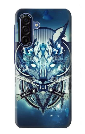 S1135 Wolf with knives Rock Case For Samsung Galaxy A17, A18
