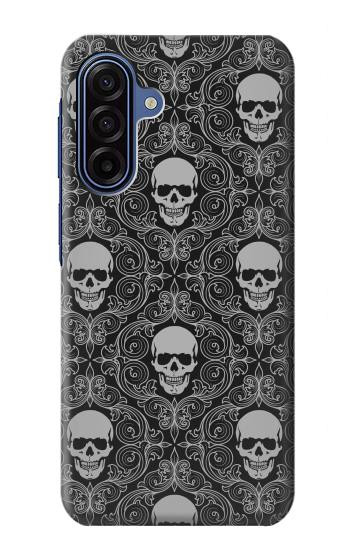 S2371 Skull Vintage Monochrome Pattern Case For Samsung Galaxy A17, A18