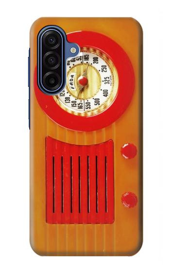 S2780 Vintage Orange Bakelite Radio Case For Samsung Galaxy A17, A18