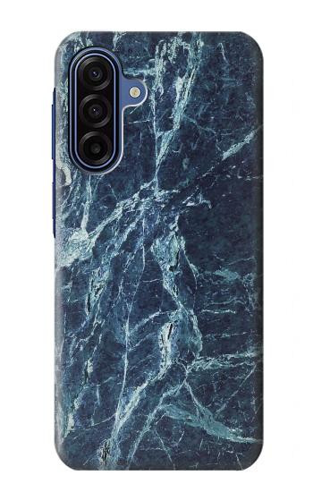 S2799 Light Blue Marble Stone Graphic Printed Case For Samsung Galaxy A17, A18