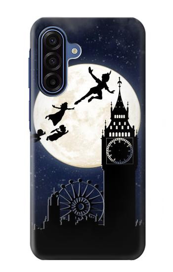 S3249 Peter Pan Fly Full Moon Night Case For Samsung Galaxy A17, A18
