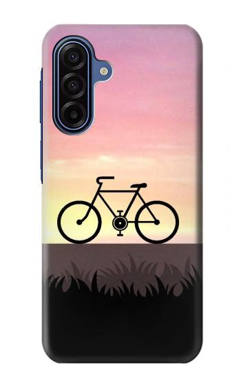 S3252 Bicycle Sunset Case For Samsung Galaxy A17, A18