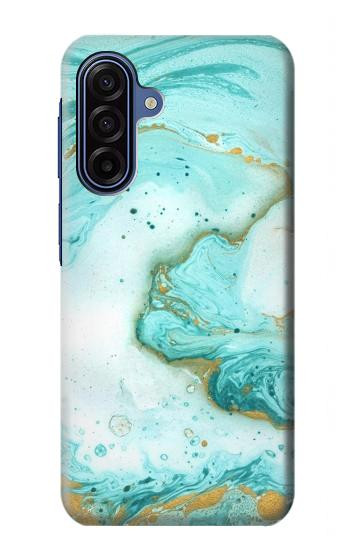 S3399 Green Marble Graphic Print Case For Samsung Galaxy A17, A18