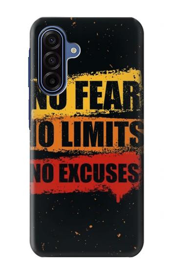 S3492 No Fear Limits Excuses Case For Samsung Galaxy A17