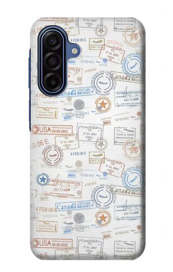 S3903 Travel Stamps Case For Samsung Galaxy A17, A18