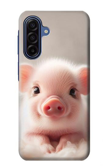 S3979 Cute Baby Pig Case For Samsung Galaxy A17, A18