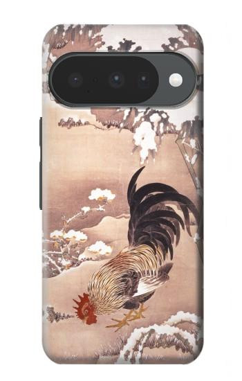 S1332 Ito Jakuchu Rooster Case For Google Pixel 10, 10 Pro