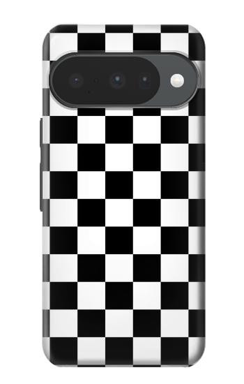 S1611 Black and White Check Chess Board Case For Google Pixel 10, 10 Pro