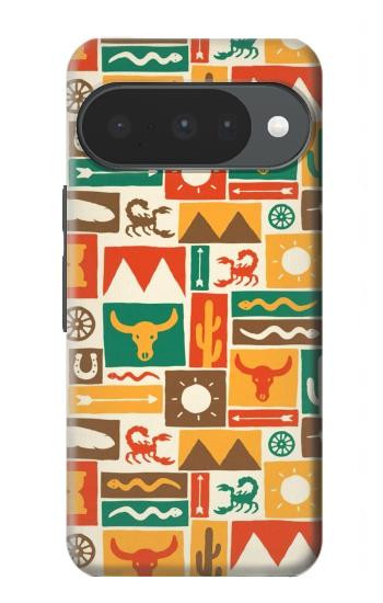 S1873 Western Pattern Case For Google Pixel 10, 10 Pro