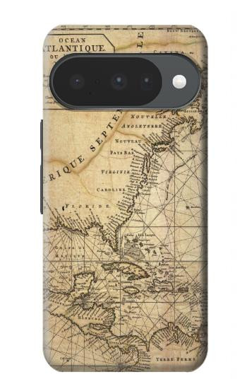 S2506 Exploration North America Map Case For Google Pixel 10, 10 Pro