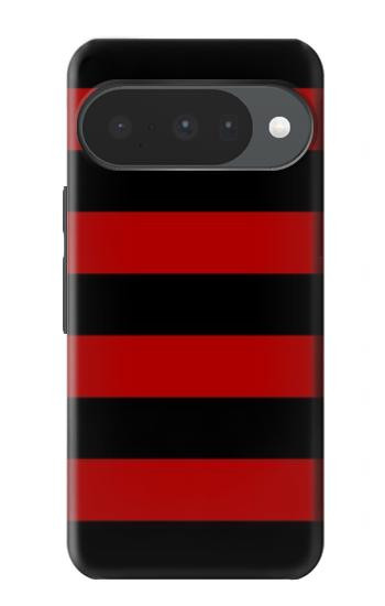 S2638 Black and Red Striped Case For Google Pixel 10, 10 Pro