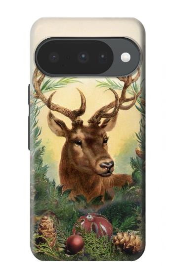 S2841 Vintage Reindeer Christmas Case For Google Pixel 10, 10 Pro