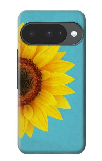 S3039 Vintage Sunflower Blue Case For Google Pixel 10, 10 Pro