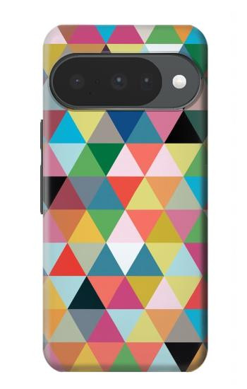 S3049 Triangles Vibrant Colors Case For Google Pixel 10, 10 Pro