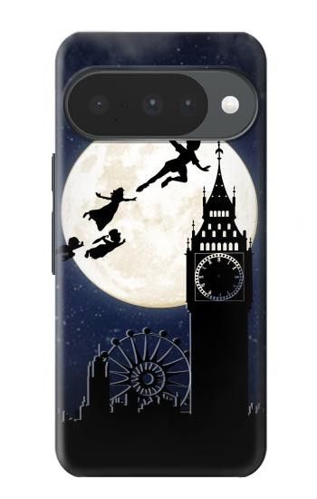 S3249 Peter Pan Fly Full Moon Night Case For Google Pixel 10, 10 Pro