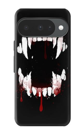 S3527 Vampire Teeth Bloodstain Case For Google Pixel 10, 10 Pro