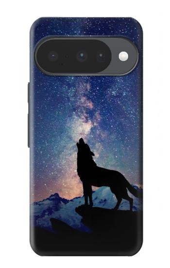S3555 Wolf Howling Million Star Case For Google Pixel 10, 10 Pro