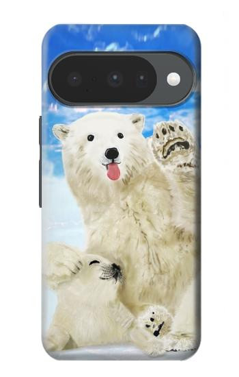 S3794 Arctic Polar Bear and Seal Paint Case For Google Pixel 10, 10 Pro