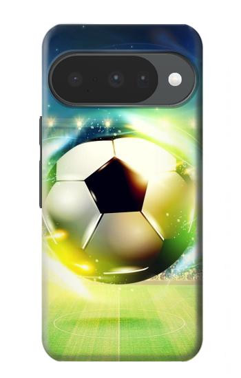 S3844 Glowing Football Soccer Ball Case For Google Pixel 10, 10 Pro
