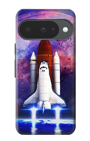 S3913 Colorful Nebula Space Shuttle Case For Google Pixel 10, 10 Pro