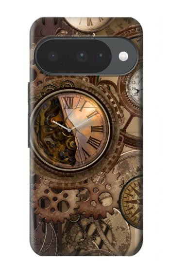 S3927 Compass Clock Gage Steampunk Case For Google Pixel 10, 10 Pro