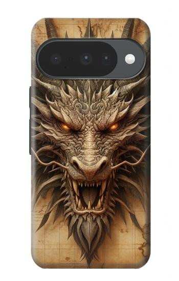 S3981 Dragon Head Old Map Case For Google Pixel 10, 10 Pro