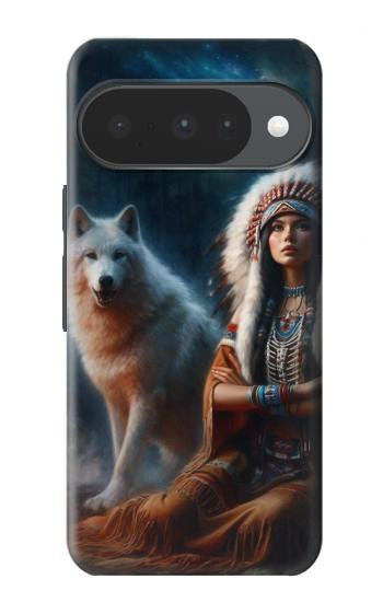 S3995 Grim Wolf Indian Girl Case For Google Pixel 10, 10 Pro