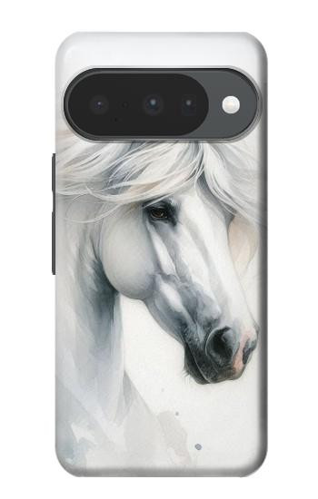 S4025 White Horse Painting Case For Google Pixel 10, 10 Pro