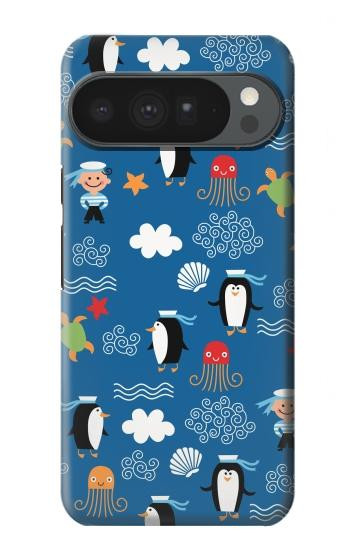S2572 Marine Penguin Pattern Case For Google Pixel 10 Pro XL