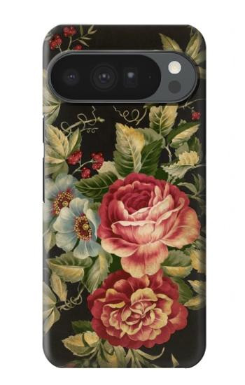 S3013 Vintage Antique Roses Case For Google Pixel 10 Pro XL