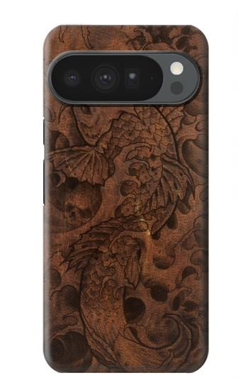 S3405 Fish Tattoo Leather Graphic Print Case For Google Pixel 10 Pro XL