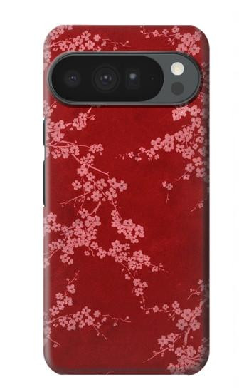 S3817 Red Floral Cherry blossom Pattern Case For Google Pixel 10 Pro XL