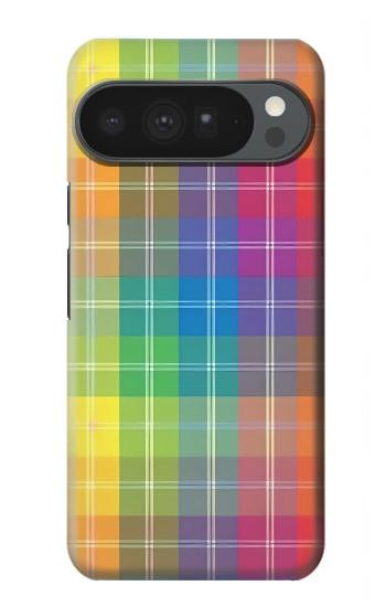 S3942 LGBTQ Rainbow Plaid Tartan Case For Google Pixel 10 Pro XL