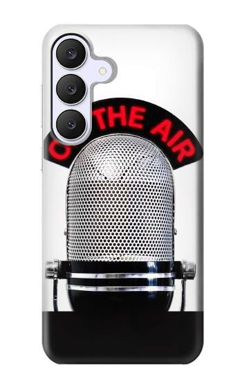 S2381 Vintage Radio Microphone On The Air Case For Samsung Galaxy S25 FE
