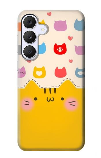 S2442 Cute Cat Cartoon Funny Case For Samsung Galaxy S25 FE