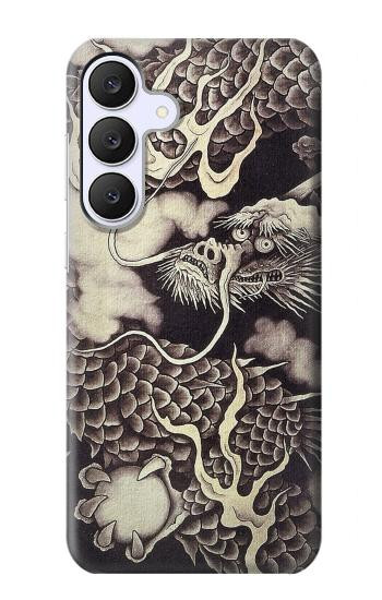 S2719 Japan Painting Dragon Case For Samsung Galaxy S25 FE, S26 FE
