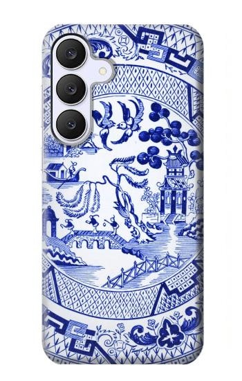 S2768 Willow Pattern Graphic Case For Samsung Galaxy S25 FE