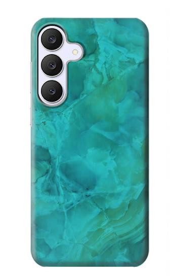 S3147 Aqua Marble Stone Case For Samsung Galaxy S25 FE