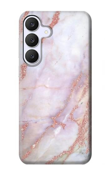 S3482 Soft Pink Marble Graphic Print Case For Samsung Galaxy S25 FE