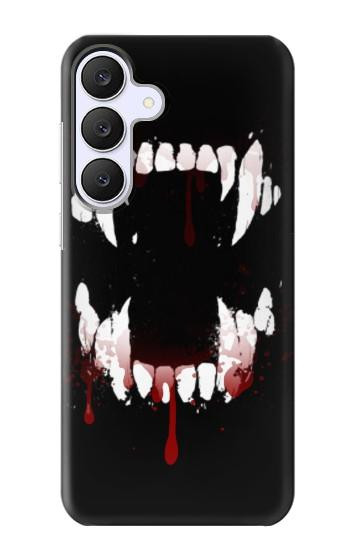 S3527 Vampire Teeth Bloodstain Case For Samsung Galaxy S25 FE, S26 FE