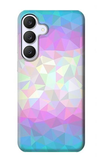 S3747 Trans Flag Polygon Case For Samsung Galaxy S25 FE, S26 FE