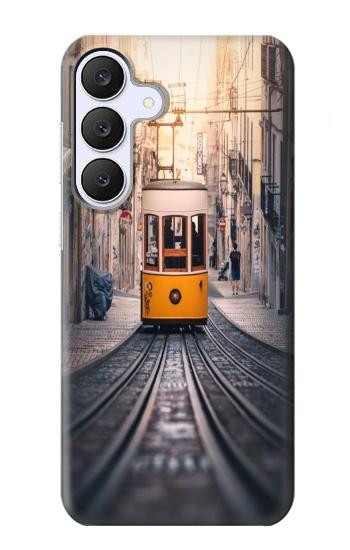 S3867 Trams in Lisbon Case For Samsung Galaxy S25 FE, S26 FE