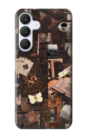 S3877 Dark Academia Case For Samsung Galaxy S25 FE, S26 FE